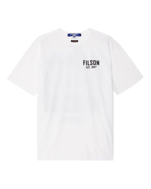 JUNYA WATANABE COMME DG White X Filson T-shirt With Cotton Jersey Graphic for men