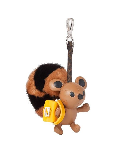 Fendi Metallic Furette Charm Bag for men