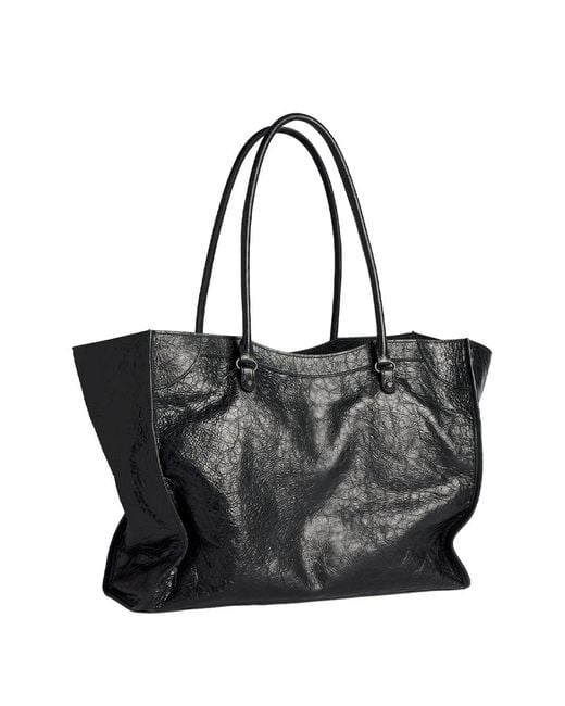 Balenciaga Black Le City Tote Bag Medium