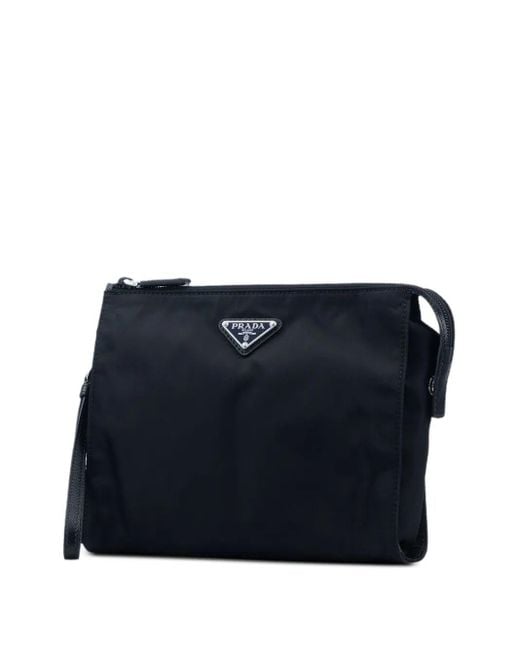 Prada Blue Pouch for men
