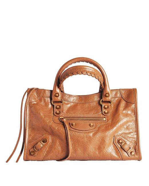 Balenciaga Brown Le City Bag Small