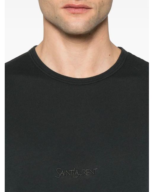 Saint Laurent Black T-shirt for men