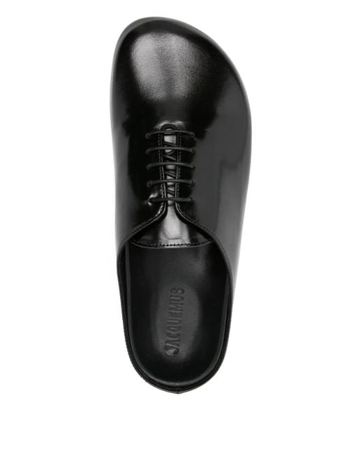 Jacquemus Black Les Mules Derbie