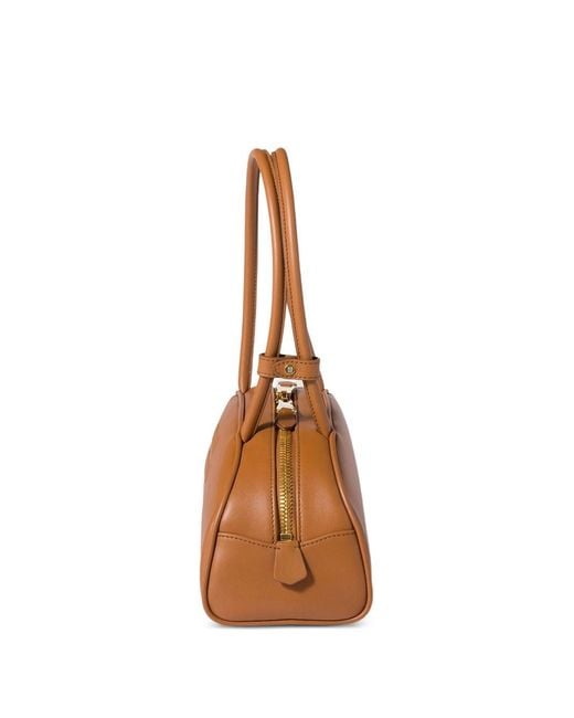 Miu Miu Brown Beau Softy Medium Leather Bag