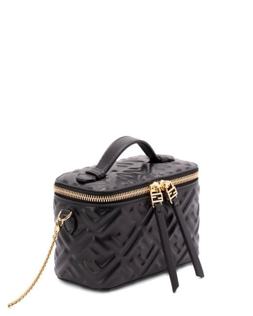 Fendi Black Vanity Leather Handbag