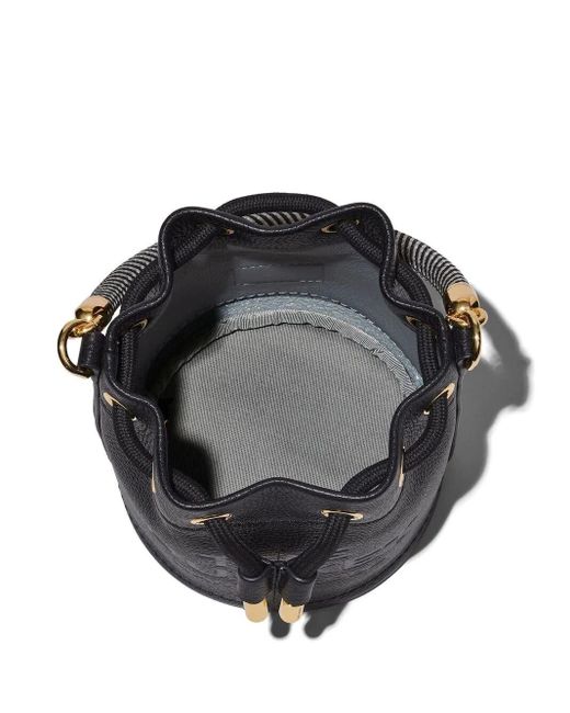 Marc Jacobs Black Leather Micro Bucket