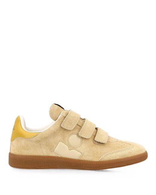 Isabel Marant Natural Round Toe Sneakers