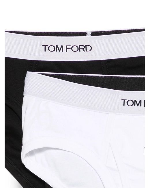 Tom Ford White Pack Of 2 Briefs for men