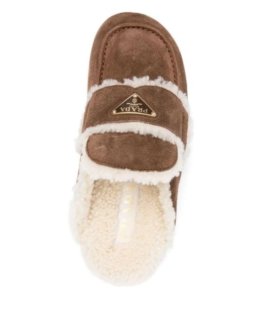 Prada Brown Slippers