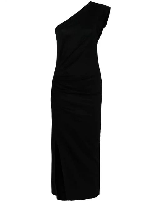 Isabel Marant Black Maude Asymmetrical Dress