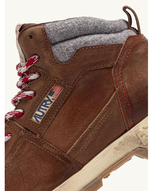 Autry Brown Malga Pedula Hiking Boots