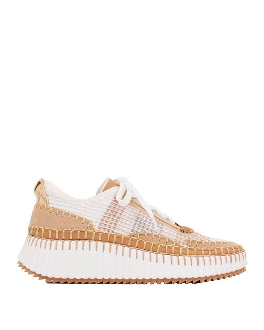 Chloé Pink Nama Sneakers
