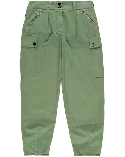 Tom Ford Green Cargo Pants With Pleats