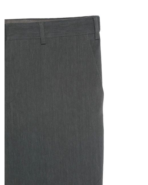 Dries Van Noten Gray Linen Philip Pants for men