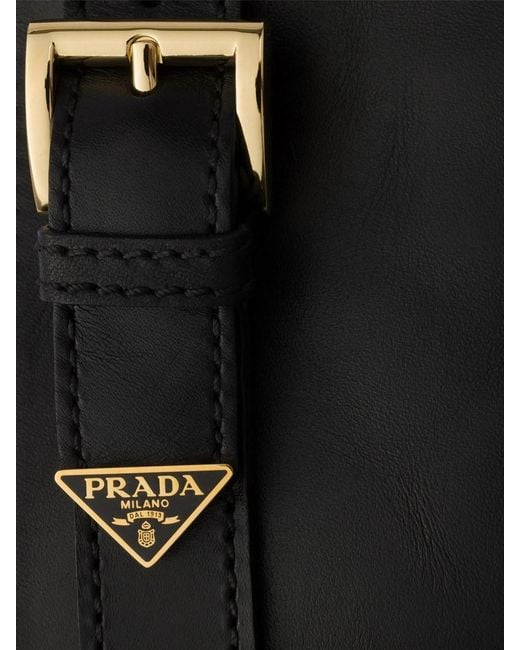 Prada Black Leather Boots