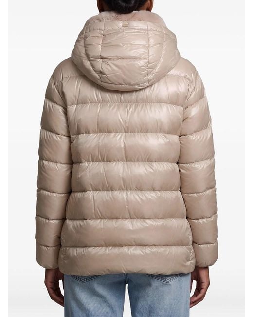 Herno Natural Padded Jacket With Zip