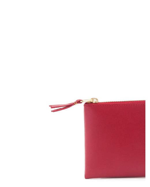 Comme des Garçons Red Wallet Double-Sided Zipper Classic Wallet