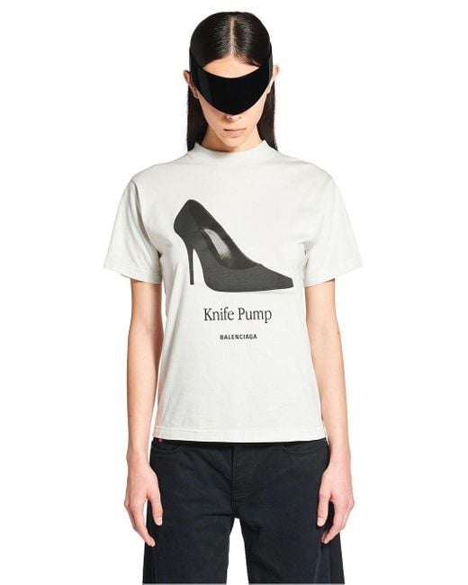 Balenciaga White Iconic Graphic T-Shirt For