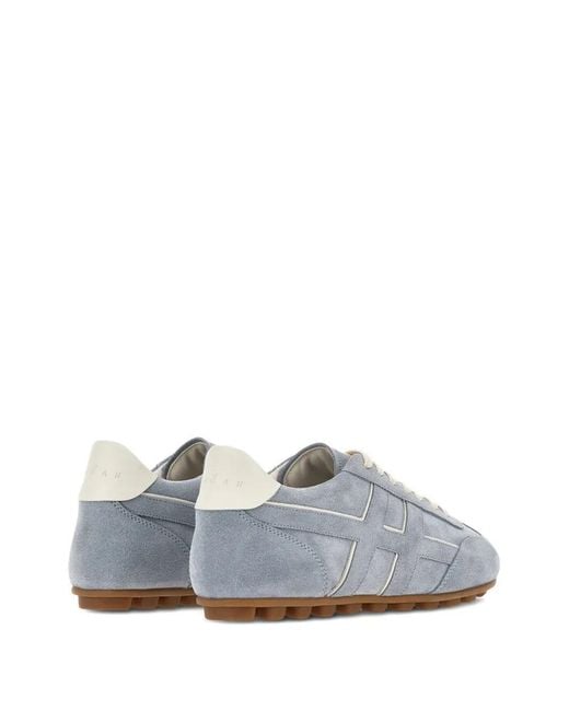 Hogan Gray Olympia Suede Sneakers