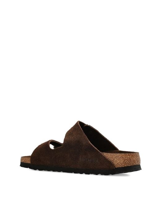 Birkenstock Black Arizona Soft Suede Insole