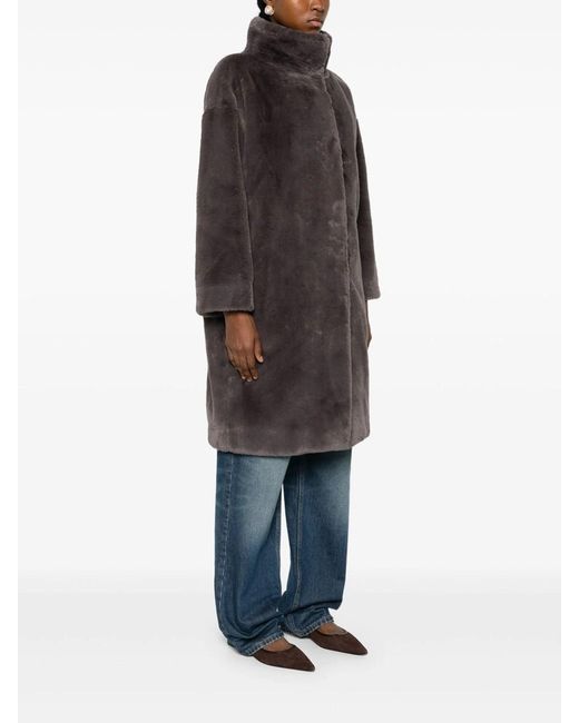 Herno Gray Single-Breasted Coats