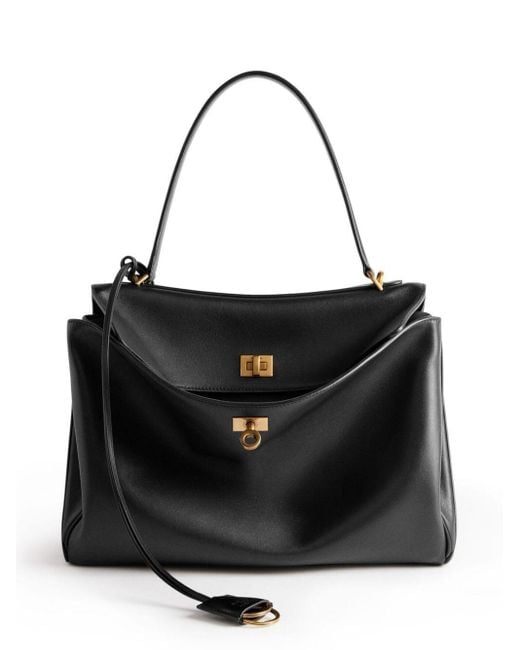 Balenciaga Black Medium Rodeo Handbag