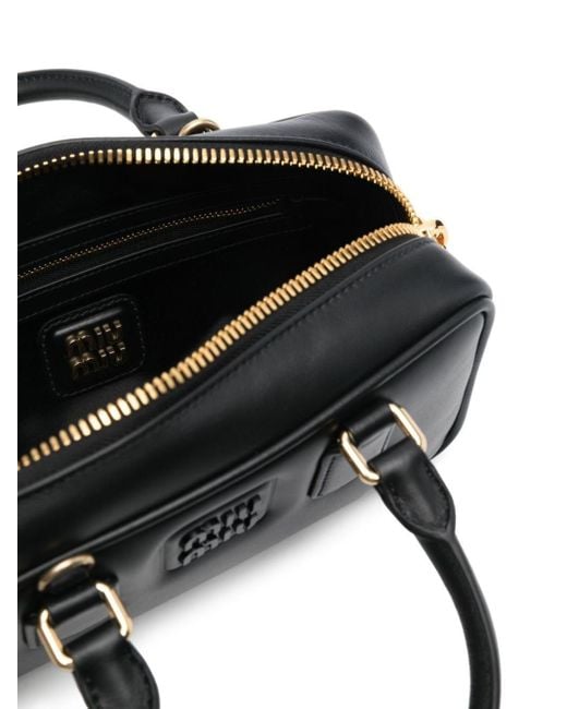 Miu Miu Black Arcadie Regular Leather Bag