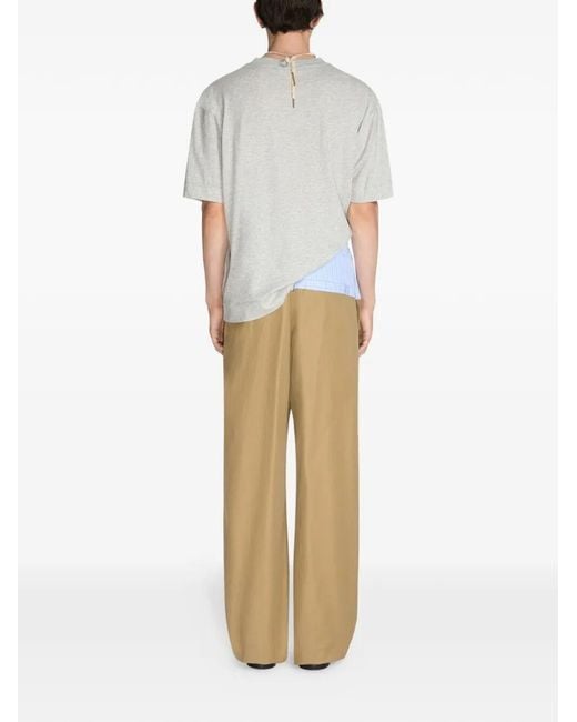 Dries Van Noten White Logo T-Shirt for men