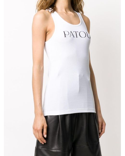 CANOTTA IN COTONE di Patou in White