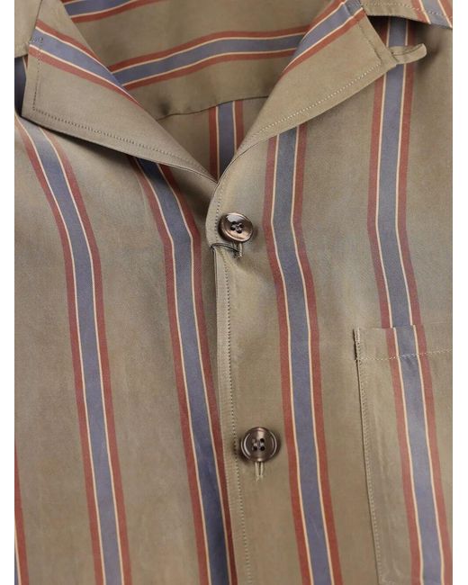 Saint Laurent Gray Cassandre Shirt for men