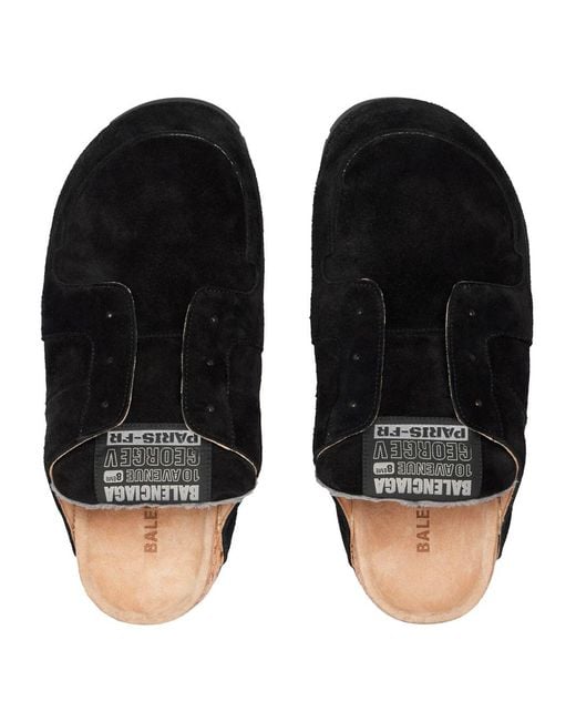 Balenciaga Black Dumbo Mule for men