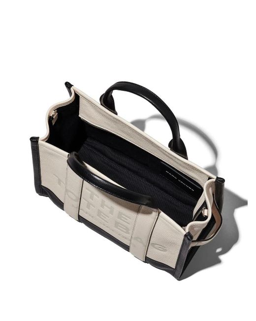 Marc Jacobs White The Colorblock Medium Tote Bag