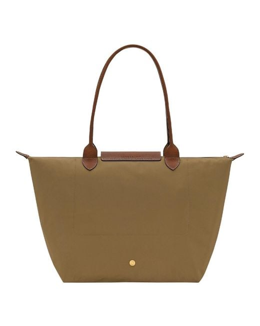 Longchamp Brown Shoulder Bag L Le Pliage Original