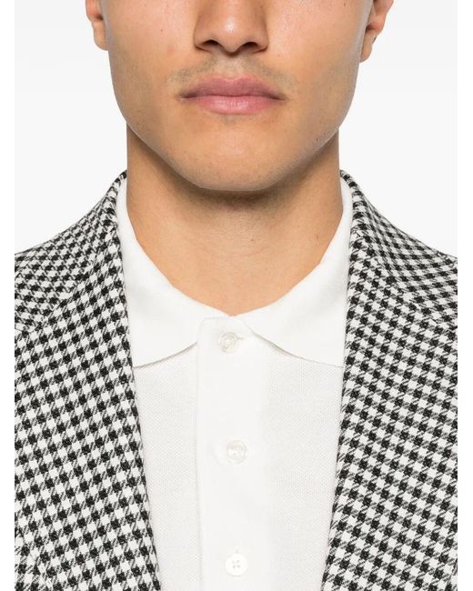 Tom Ford White Cotton Polo Shirt for men