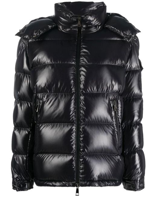 Moncler Synthetic Giubbotto Maire in Black | Lyst
