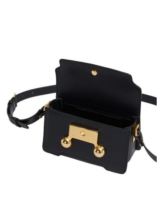 Marni Black Mini Trunkaroo Shoulder Bag