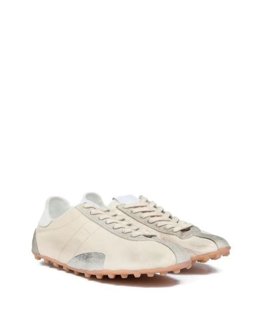Maison Margiela White Sprinters Low Sneakers for men