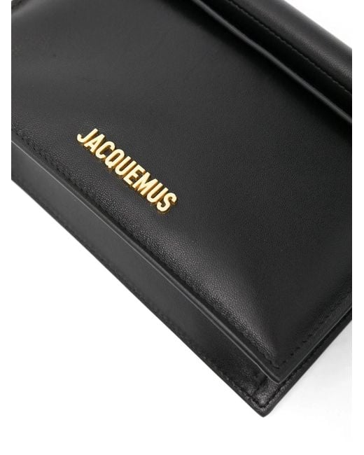 Jacquemus Black Small Round Square Clutch