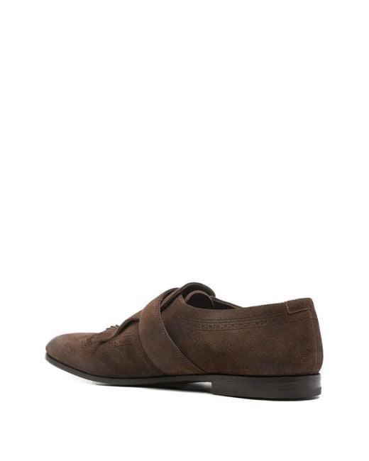 Church's Brown Oxford Shoes With Buckle for men