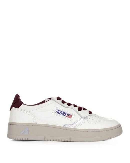 Autry White Logo Sneakers