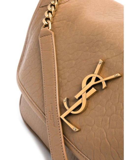 Saint Laurent Natural Medium Niki Leather Shoulder Bag