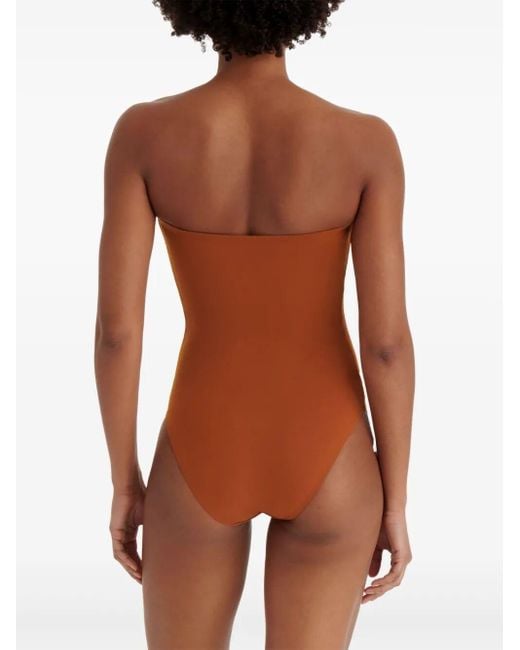 Eres Brown Cassiopée Mini Swimsuit
