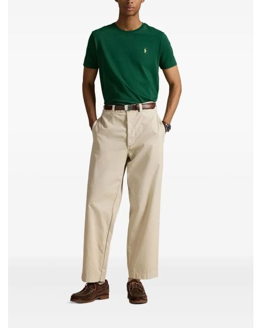 Polo Ralph Lauren Green Custom Slim Fit Jersey T-Shirt for men