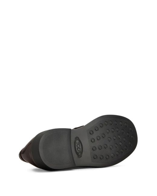 Tod's Black Calfskin Loafer