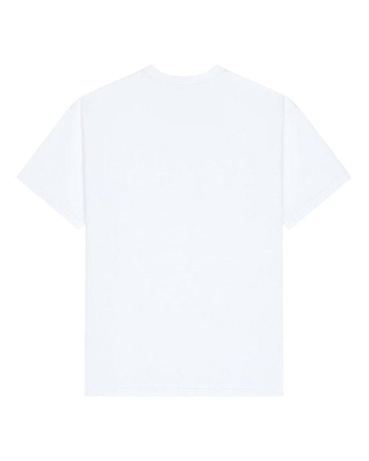 Givenchy White Paris Gros Grain Cotton T-Shirt for men