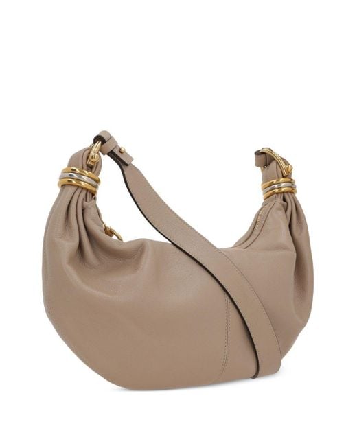 Chloé Metallic Bracelet Small Leather Hobo Bag