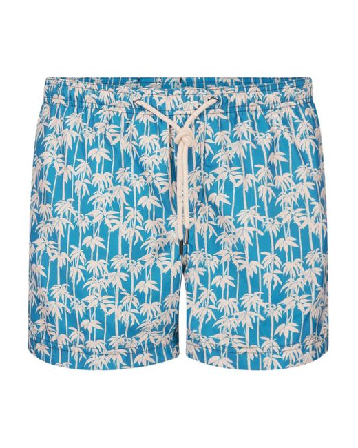 Peninsula Blue Panama Shorts for men