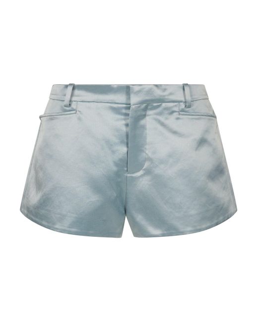 Tom Ford Blue Mini Shorts Clothing