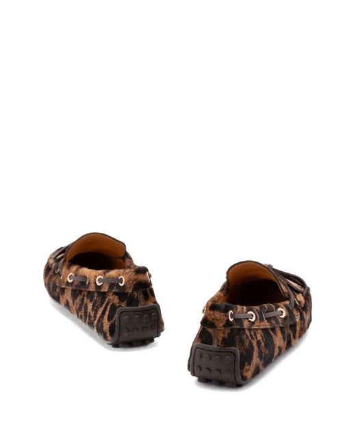Tod's Brown Flat Shoes