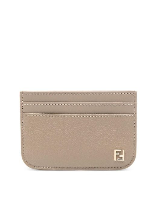 Fendi Natural Card Case Ff